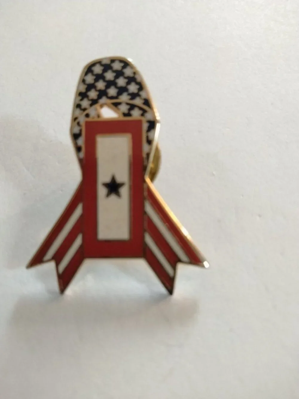 Blue Star Family Lapel Pin United States Military Patriotic Pinback